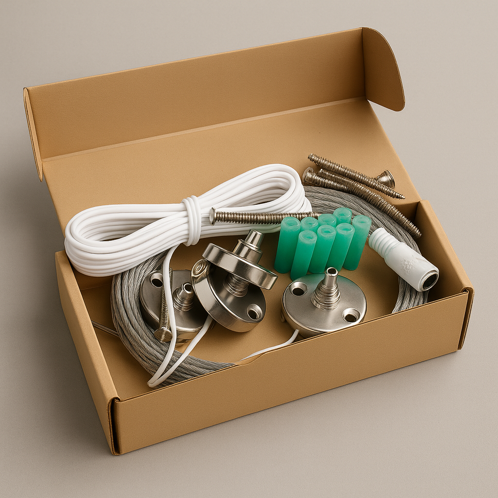 Marcos luminosos colgantes para escaparates