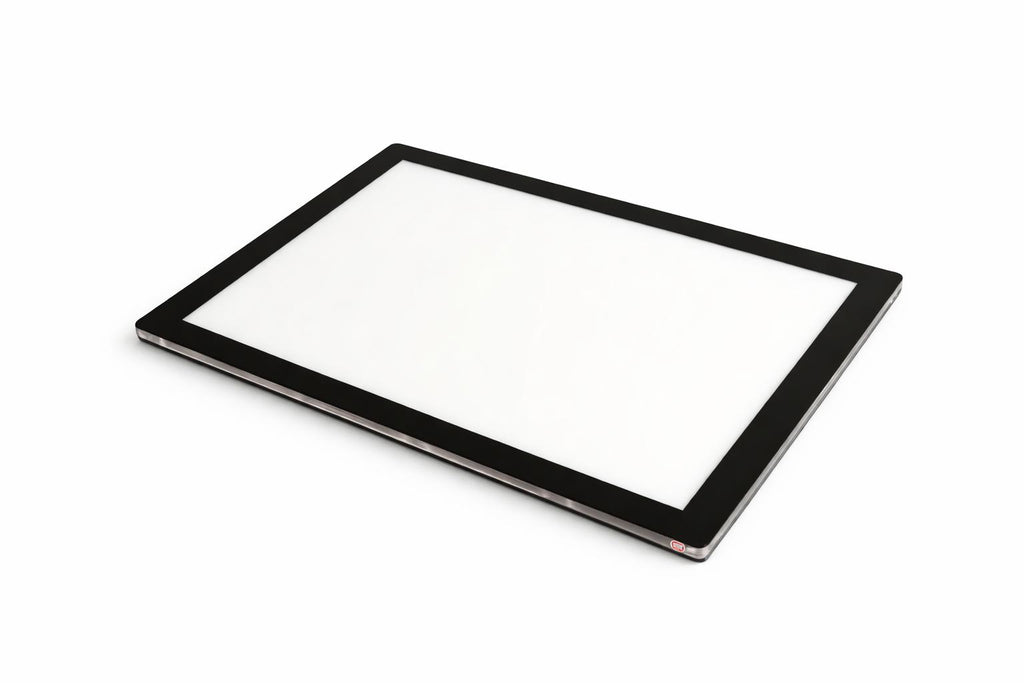 Complete sample of luminous hanging frames 
